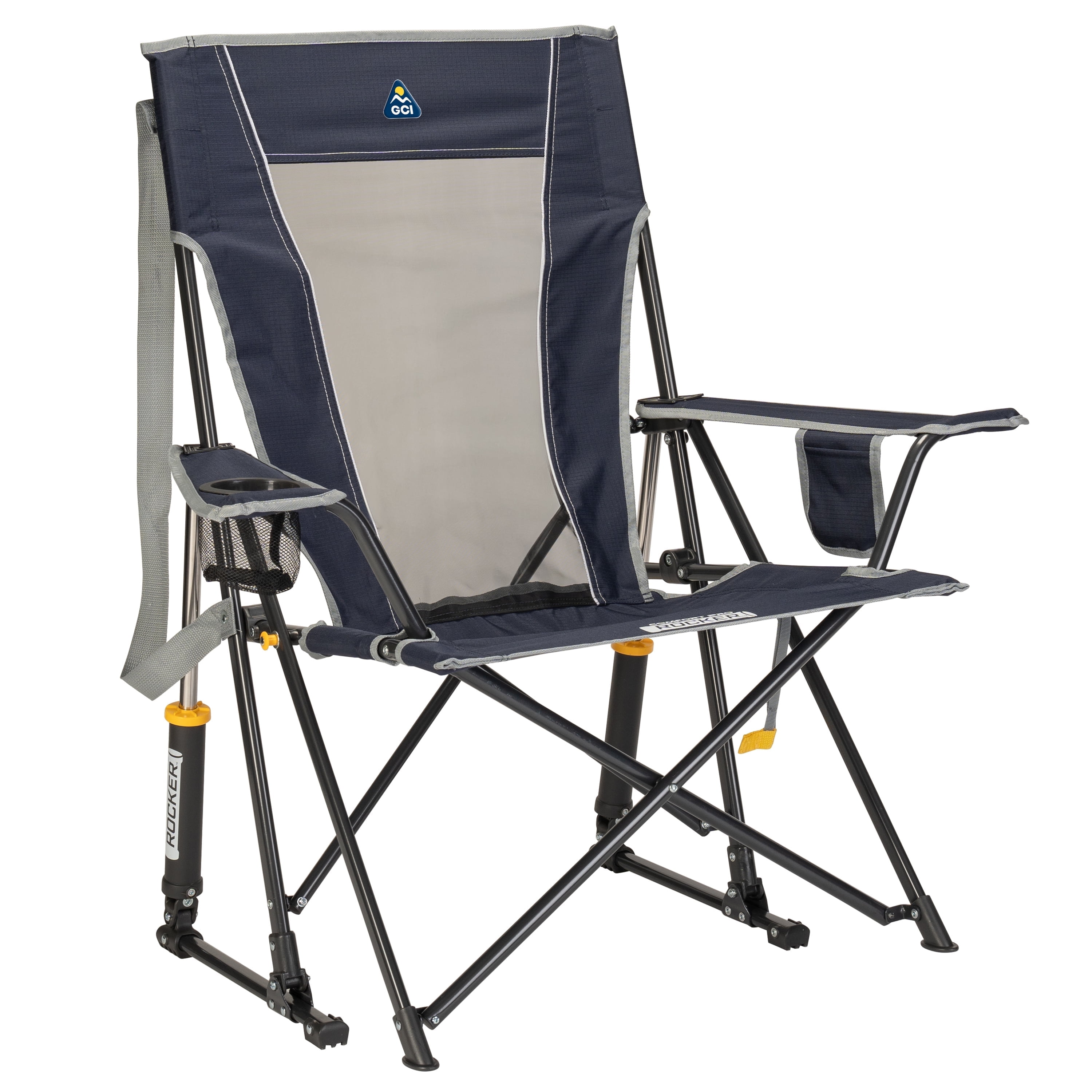 GCI Outdoor Comfort Pro Rocker Camping Chair with Mesh Backrest