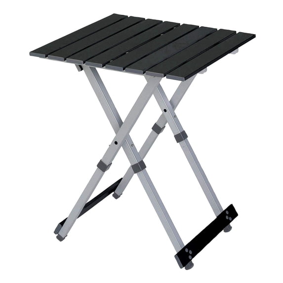 GCI Outdoor Compact Camp Table 20 Lightweight Camping Table, Black Chrome