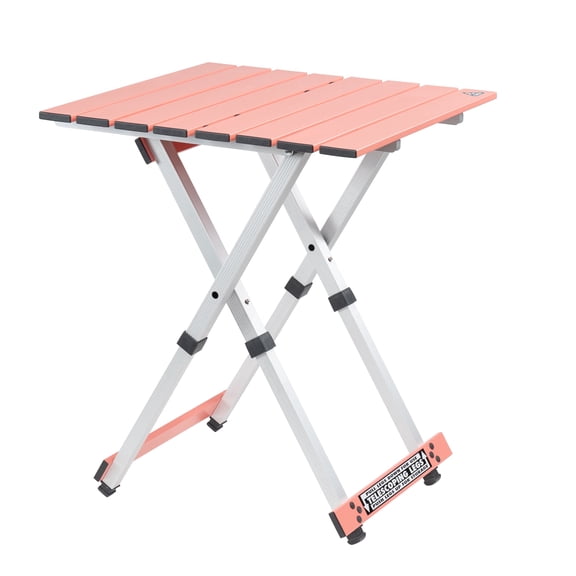 GCI Outdoor Compact Camp Table 20 Lightweight Camping Table, Coral