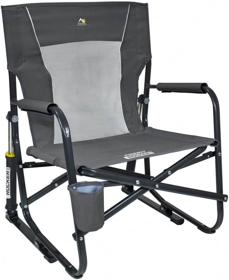 GCI Outdoor FirePit Rocker Low Rocking Chair & Outdoor Camping Chair ...