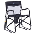 thumbnail image 1 of GCI Outdoor Freestyle Rocker Elite Folding Rocking Camping Chair with Cup Holder, Black, 1 of 12