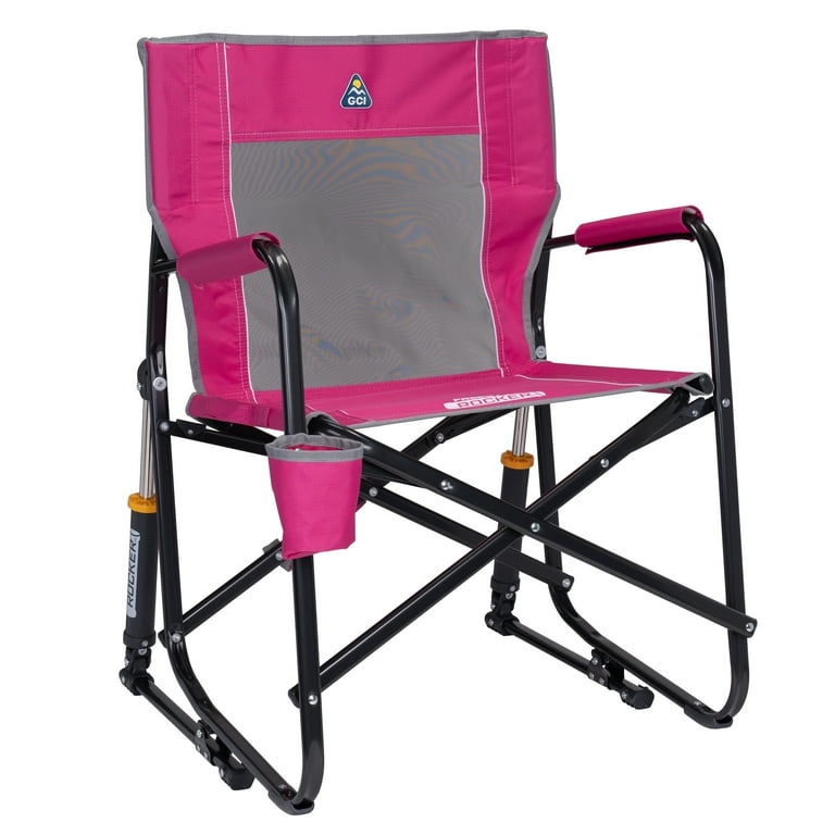 GCI Outdoor Freestyle Rocker Foldable Rocking Camp Chair, Beach