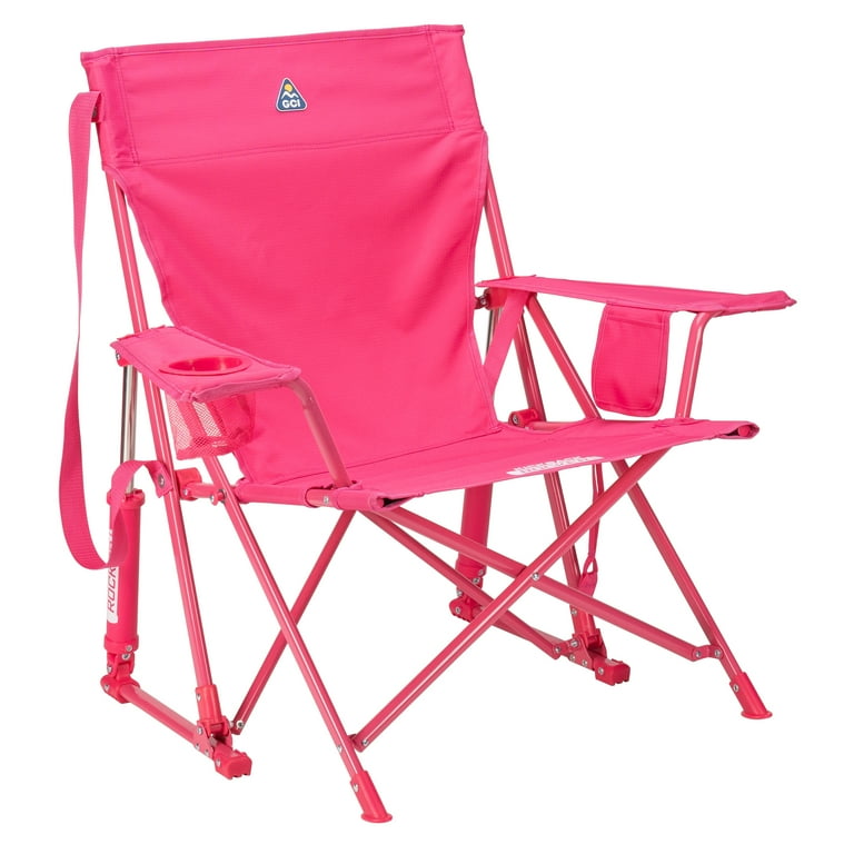GCI Outdoor Kickback Rocker Foldable Rocking Camp Chair, Sport