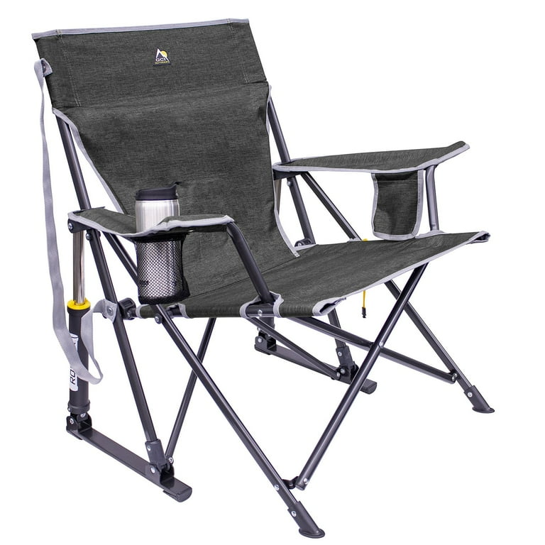 GCI Outdoor Kickback Rocker Heathered Pewter Walmart