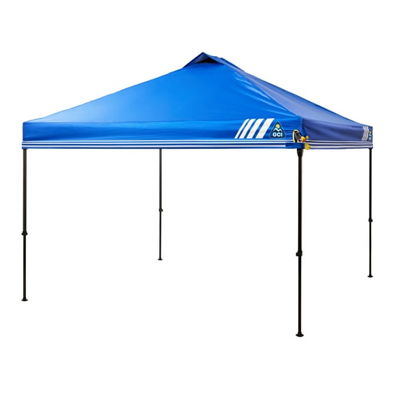 GCI Outdoor LevrUp Canopy 10' x 10' Portable Pop Up Shade Tent with Roller Bag, Royal Blue