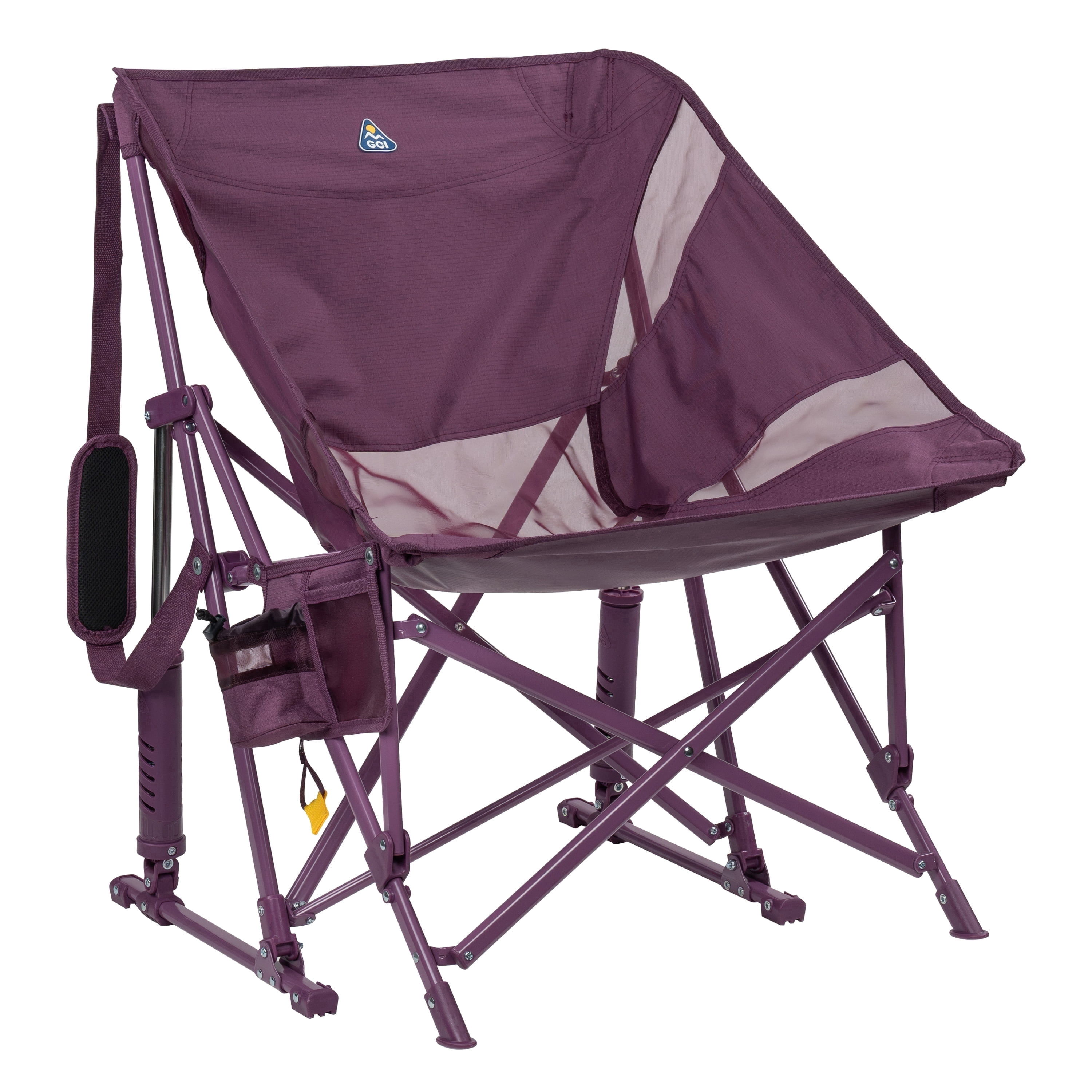 GCI Outdoor Pod Rocker Elite Folding Rocking Camping Chair, Pastel ...