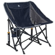 GCI Outdoor Pod Rocker Foldable Rocking Camp Chair with Carry Bag, Indigo