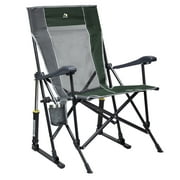 GCI Outdoor RoadTrip Rocker Foldable Rocking Camp Chair, Indigo