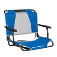 thumbnail image 1 of GCI Outdoor Big Comfort Stadium Seat With Armrests and Back Support for Bleachers, Royal, 1 of 11
