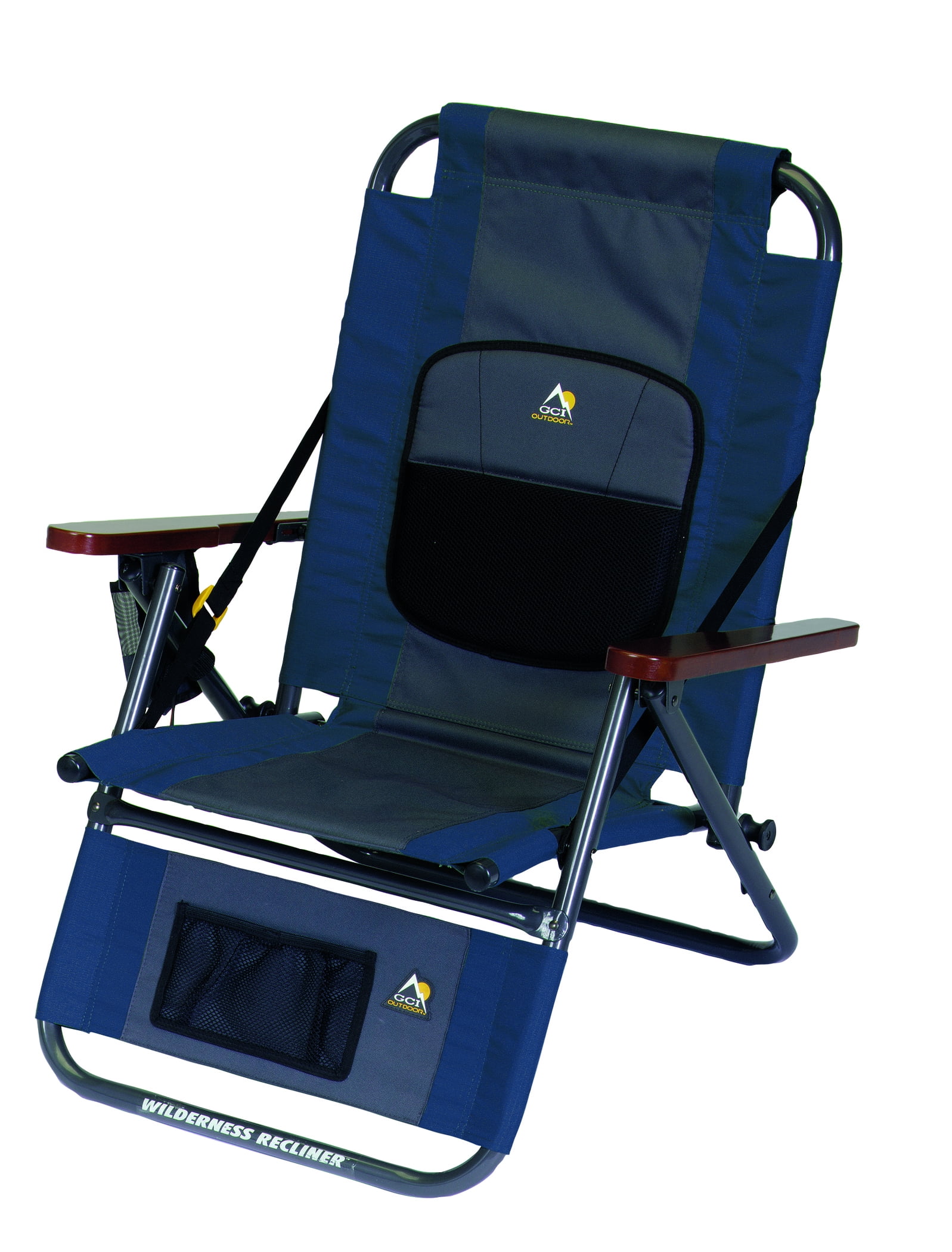 GCI Outdoor Wilderness Recliner Midnight Blue Walmart