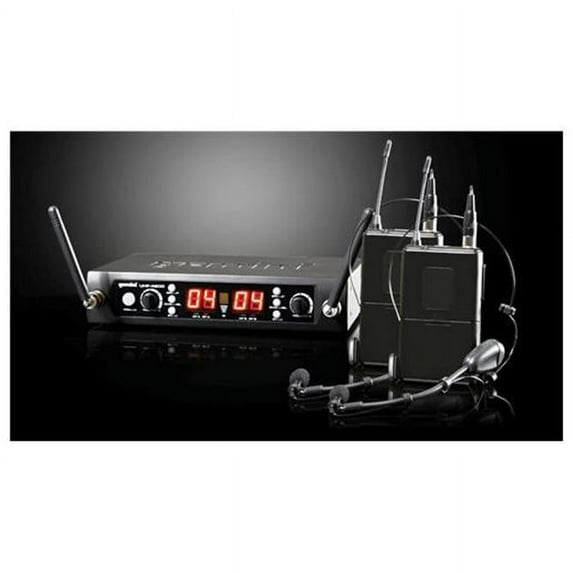 GCI TECHNOLOGIES 100CH Dual Lav-Headset Mic System