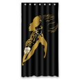 thumbnail image 1 of GCKG African Woman Bathroom Shower Curtain, Shower Rings Included 100% Polyester Waterproof Shower Curtain 36x72 Inches, 1 of 4
