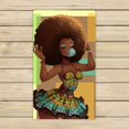 thumbnail image 1 of GCKG African Woman Hand Towel,Spa Towel,Beach Bath Towels,Bathroom Body Shower Towel Bath Wrap Size 16x28 inches, 1 of 4