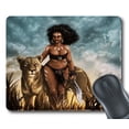 thumbnail image 1 of GCKG African Woman With Wild Leopard Mouse Pad Personalized Unique Rectangle Gaming Mousepad 9.84"(L) x 7.87"(W), 1 of 2