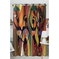 thumbnail image 1 of GCKG Afro American Women Blackout Curtains Window treatment Panel Drapes 52(W) x 84(H) inches (One Piece), 1 of 4