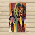 thumbnail image 1 of GCKG Afro American Women Hand Towel,Spa Towel,Beach Bath Towels,Bathroom Body Shower Towel Bath Wrap Size 16x28 inches, 1 of 4