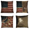 thumbnail image 1 of GCKG American Flag Pillowcase,American Flag Reversible Mermaid Sequin Pillow Case Home Decor Cushion Cover 16x16 inches, 1 of 3
