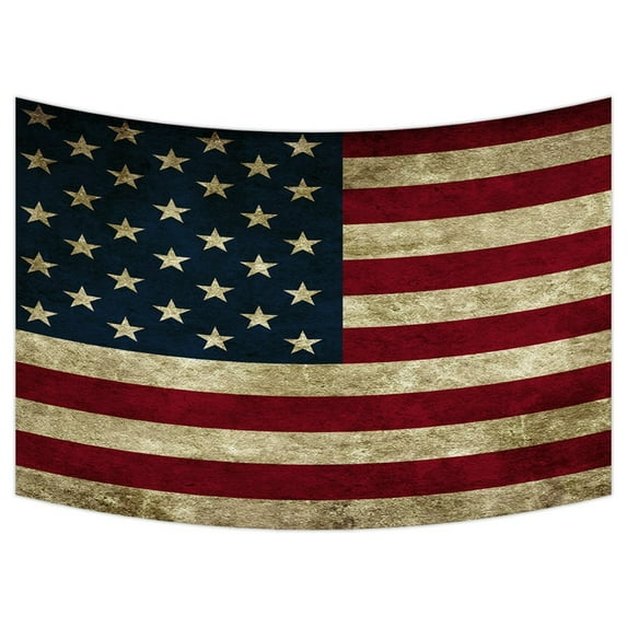GCKG American Flag Tapestry,American Flag Wall Hanging Wall Decor Art for Living Room Bedroom Dorm Cotton Linen Decoration Size 40x60 inches