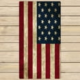 thumbnail image 1 of GCKG American Flag Towels,American Flag Beach Bath Towels Bathroom Body Shower Towel Bath Wrap For Home,Outdoor and Travel Use Size 30x56 inches, 1 of 4