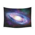 thumbnail image 1 of GCKG Astronomy Spiral Stardust Galaxy Tapestry Wall Hanging Purple Nebula Cloud Wall Decor Art for Living Room Bedroom Dorm Cotton Linen Decoration 80 x 60 Inches, 1 of 2