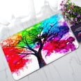 thumbnail image 1 of GCKG Autumn Tree Art Colorful Rainbow Tree Non-Slip Doormat Indoor/Outdoor/Bathroom Doormat 30 x 18 Inches, 1 of 3