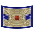 thumbnail image 1 of GCKG Basketball Ground Tapestry,Basketball Ground Wall Hanging Wall Decor Art for Living Room Bedroom Dorm Cotton Linen Decoration Size 90x60 inches, 1 of 2