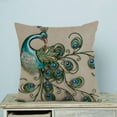 thumbnail image 1 of GCKG Beautiful Peacock Pattern Popular Pillow Case Pillow Cover Pillow Protector Two Sides 20 x 20 Inches, 1 of 2