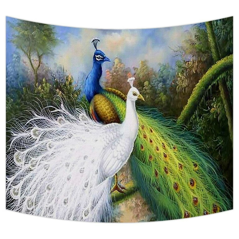 Peacock tapestry wall hangings 2025