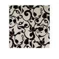 thumbnail image 1 of GCKG Black and White Damask Pattern Classic Vintage French Floral Swirls Doorway Curtain Japanese Noren Curtains Door Curtain Entrance Curtain Size 85x90cm, 1 of 4
