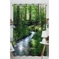 thumbnail image 1 of GCKG Clean Stream And Green Forest Blackout Curtains Window treatment Panel Drapes 52(W) x 84(H) inches (One Piece), 1 of 4