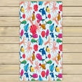 thumbnail image 1 of GCKG Colorful Underwater Sealife Shell Fish Octopus Towels,Beach Bath Pool Sprot Travel Hand Spa Towel Size 30x56 inches, 1 of 4