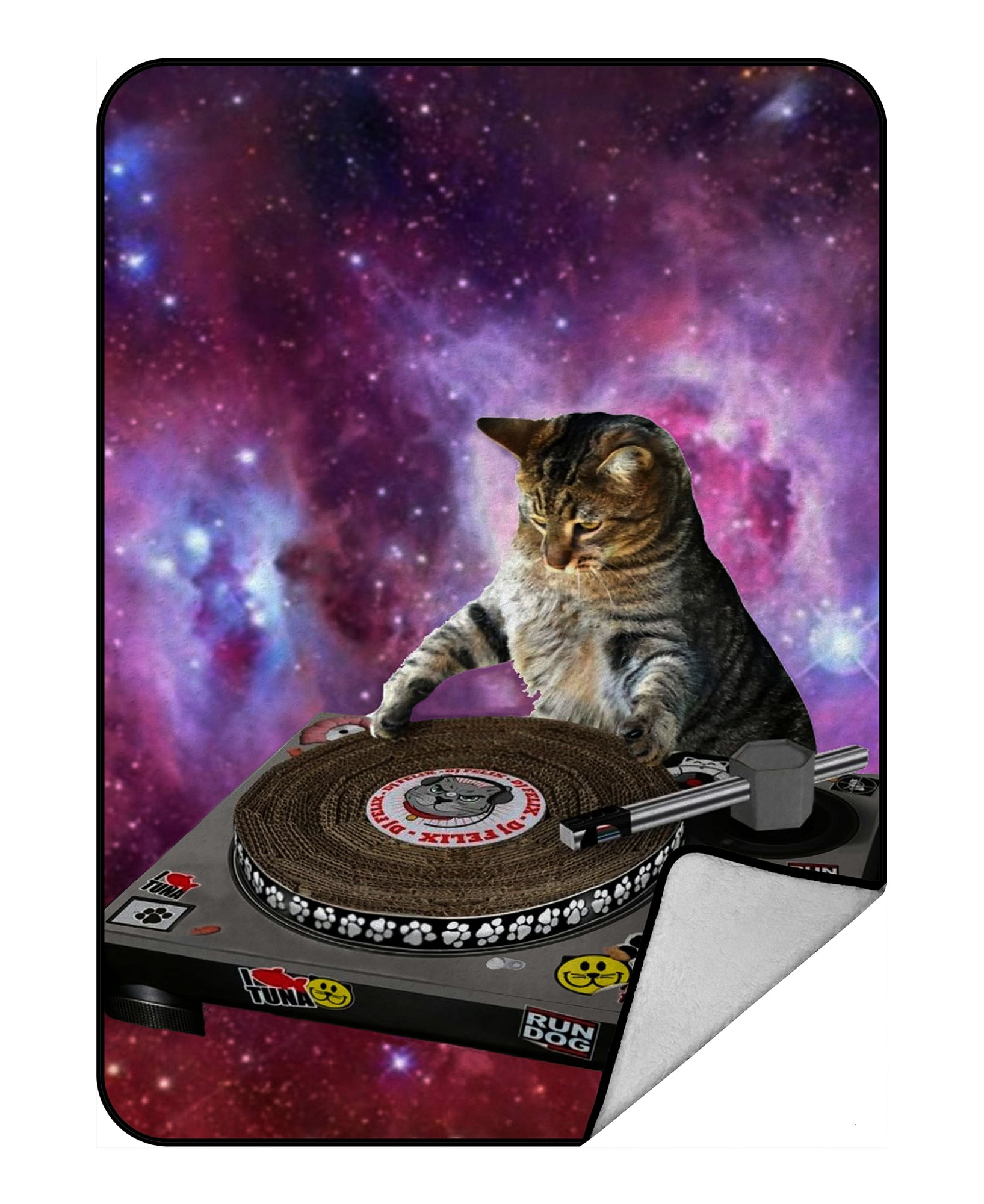 Cat top blanket walmart