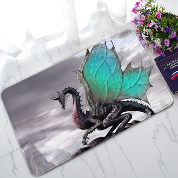 GCKG Creative Dragon Non-Slip Doormat Indoor/Outdoor/Bathroom Doormat 30 x 18 Inches