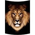 thumbnail image 1 of GCKG Creative Lion Wall Art Tapestries Home Decor Wall Hanging Tapestry Size 51"x60", 1 of 2