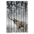 thumbnail image 1 of GCKG Elephant Bathroom Shower Curtain, Shower Rings Included 100% Polyester Waterproof Shower Curtain 48x72 Inches, 1 of 4