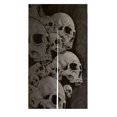 thumbnail image 1 of GCKG Fashion Skull Japanese Noren Doorway Curtain Doorway Curtain Door Curtain Entrance Curtain Size 85x150cm, 1 of 4