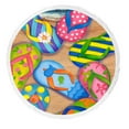 thumbnail image 1 of GCKG Flip Flops,Slippers Art Round Beach Towel Beach Mats Beach Shawl Beach Blanket Beach Throw Towel Yoga Mat, 1 of 3