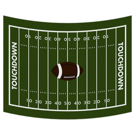 GCKG Football Ground Tapestry,Football Ground Wall Hanging Wall Decor Art for Living Room Bedroom Dorm Cotton Linen Decoration Size 80x60 inches