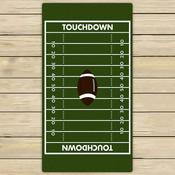 GCKG Football Ground Towels,Football Ground Beach Bath Towels Bathroom Body Shower Towel Bath Wrap For Home,Outdoor and Travel Use Size 30x56 inches