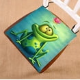 thumbnail image 1 of GCKG Frog Chair Pad Seat Cushion Chair Cushion Floor Cushion with Breathable Memory Inner Cushion and Ties Two Sides Printing 18x18inch, 1 of 3