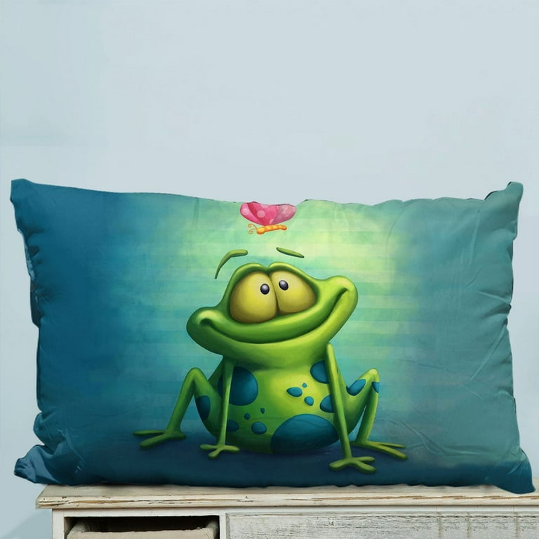 GCKG Frog Pillow Case Pillow Cover Pillow Protector Two Sides 20 x 30 Inches Walmart