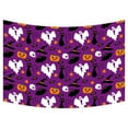 thumbnail image 1 of GCKG Funny Hallowen Time Ghost Pumpkin Halloween Wall Art Tapestries Home Decor Wall Hanging Tapestry Size 60"x90", 1 of 2