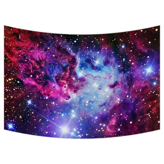 GCKG Galaxy Tapestry,Galaxy Space,Universe Stars Wall Hanging Wall Decor Art for Living Room Bedroom Dorm Cotton Linen Decoration Size 40x60 inches