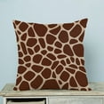 thumbnail image 1 of GCKG Giraffe Print Pillow Case Pillow Cover Pillow Protector Two Sides 18 x 18 Inches, 1 of 2