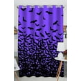 thumbnail image 1 of GCKG Halloween Thousands of Bats Window Curtain Kitchen Curtain Size 52(W) x 84 inches (One Piece), 1 of 4