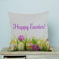 thumbnail image 1 of GCKG Happy Easter Pillow Case Pillow Cover Pillow Protector Two Sides 18 x 18 Inches, 1 of 2