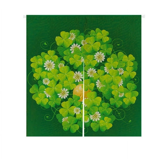 GCKG Happy St.Patrick's Day Doorway Curtain Japanese Noren Curtains Door Curtain Entrance Curtain Size 85x90cm