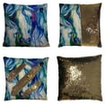 thumbnail image 1 of GCKG Horse Art Pillowcase,Horse Art Reversible Mermaid Sequin Pillow Case Home Decor Cushion Cover 18x18 inches, 1 of 3