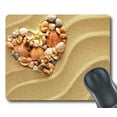 thumbnail image 1 of GCKG Love Heart Of Sea Shells Starfish Beach Mouse Pad Personalized Unique Rectangle Gaming Mousepad 9.84"(L) x 7.87"(W), 1 of 2