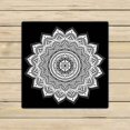 thumbnail image 1 of GCKG Mandala Towels,Mandala-Black and White Indian Beach Bath Towels Bathroom Body Shower Towel Bath Wrap For Home,Outdoor and Travel Use Size 13x13 inches, 1 of 4